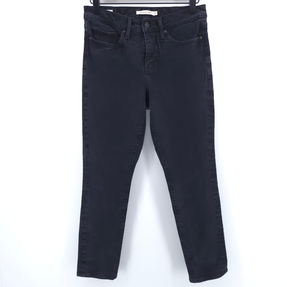 Levi's Women Jeans 311 Shaping Skinny 27 Black Mid Rise Denim Slimming Classic